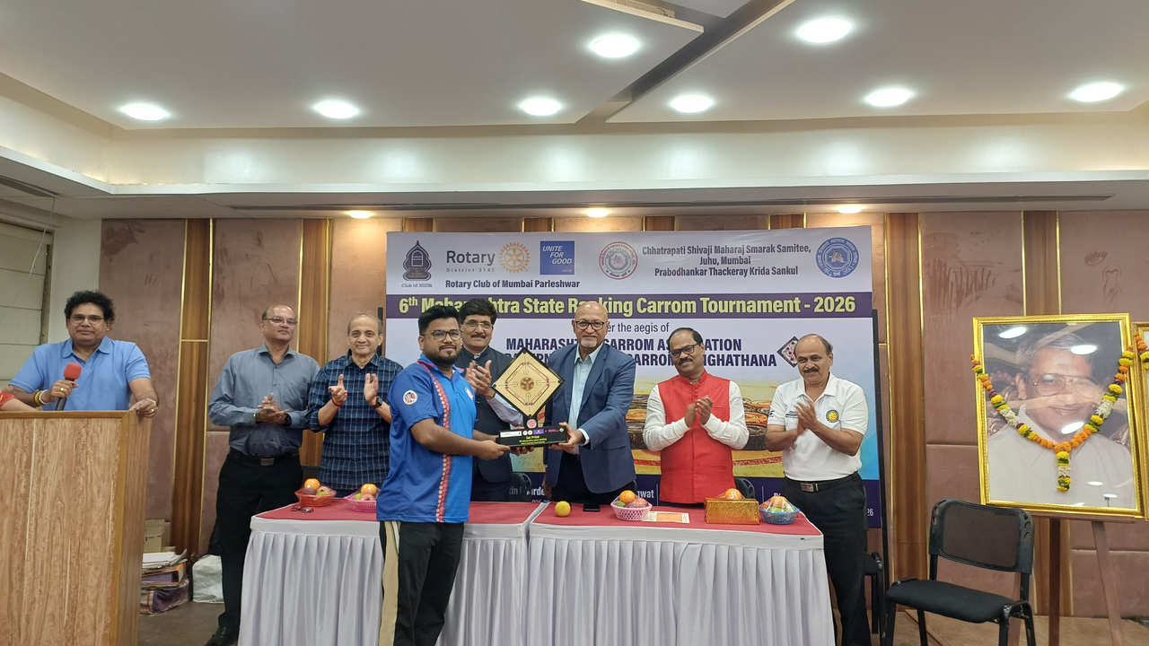 6th Rotary Club of Mumbai Parleshwar State Ranking Carrom Tournament 2026-27